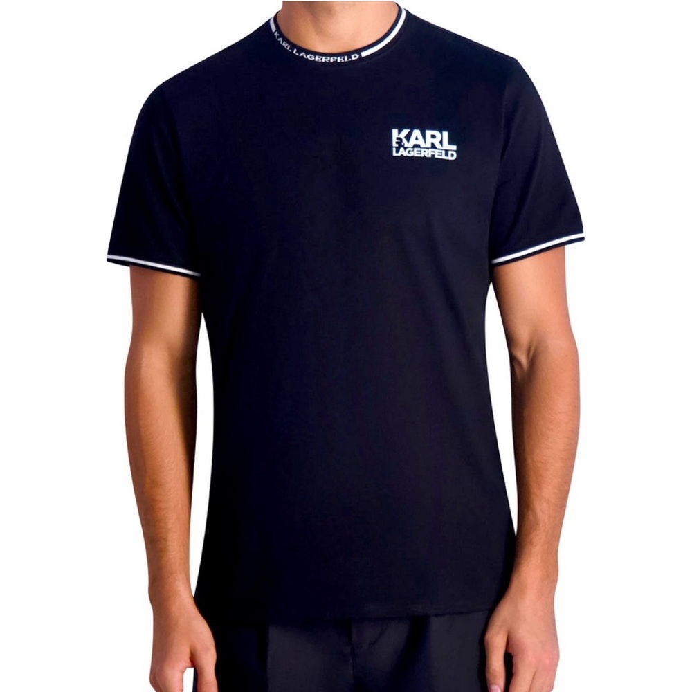 Karl Lagerfeld

KARL LAGERFELD UNISEX CONTRAST RIB KNIT LOGO COLLAR L 🖤